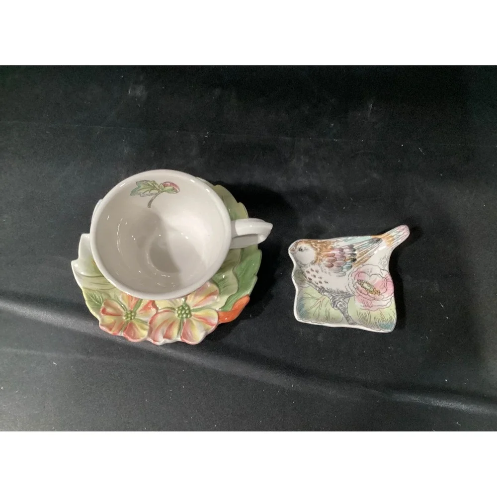 Fitz & Floyd Butterfly Tea Set, English Garden Collection, Replacement Tableware